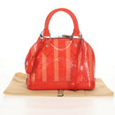 LOUIS VUITTON Vernis Rayure Alma BB Hand Bag 2way Rose rich LV Auth 154292V-12