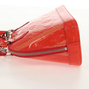 LOUIS VUITTON Vernis Rayure Alma BB Hand Bag 2way Rose rich LV Auth 154292V-3