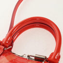 LOUIS VUITTON Vernis Rayure Alma BB Hand Bag 2way Rose rich LV Auth 154292V-14