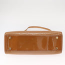 LOUIS VUITTON Monogram Vernis Blair GM Bag 2way Rose Velur M91797 LV Auth 154294-12