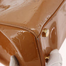 LOUIS VUITTON Monogram Vernis Blair GM Bag 2way Rose Velur M91797 LV Auth 154294-13