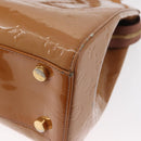 LOUIS VUITTON Monogram Vernis Blair GM Bag 2way Rose Velur M91797 LV Auth 154294-14