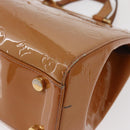 LOUIS VUITTON Monogram Vernis Blair GM Bag 2way Rose Velur M91797 LV Auth 154294-19