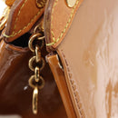 LOUIS VUITTON Monogram Vernis Blair GM Bag 2way Rose Velur M91797 LV Auth 154294-10