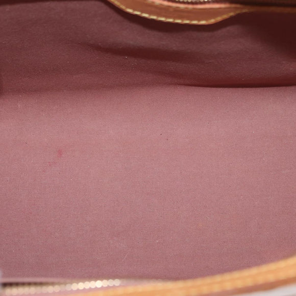 LOUIS VUITTON Monogram Vernis Blair GM Bag 2way Rose Velur M91797 LV Auth 154294