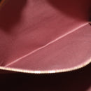 LOUIS VUITTON Monogram Vernis Blair GM Bag 2way Rose Velur M91797 LV Auth 154294-25