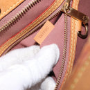 LOUIS VUITTON Monogram Vernis Blair GM Bag 2way Rose Velur M91797 LV Auth 154294-12