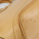 LOUIS VUITTON Nomad leather Alma Hand Bag Beige M85000 LV Auth 154295-16