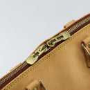 LOUIS VUITTON Nomad leather Alma Hand Bag Beige M85000 LV Auth 154295-10