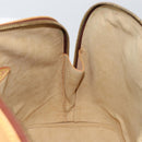 LOUIS VUITTON Nomad leather Alma Hand Bag Beige M85000 LV Auth 154295-18