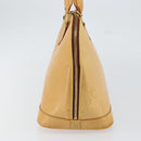 LOUIS VUITTON Nomad leather Alma Hand Bag Beige M85000 LV Auth 154295-3