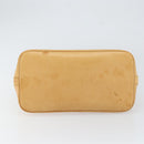LOUIS VUITTON Nomad leather Alma Hand Bag Beige M85000 LV Auth 154295-5