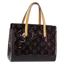 LOUIS VUITTON Monogram Vernis Catalina BB Bag Amarante M90017 LV Auth 154296-1