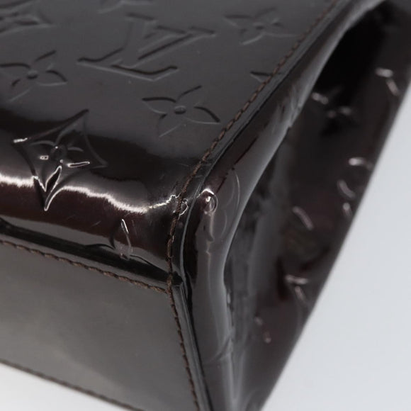 LOUIS VUITTON Monogram Vernis Catalina BB Bag Amarante M90017 LV Auth 154296