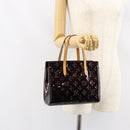LOUIS VUITTON Monogram Vernis Catalina BB Bag Amarante M90017 LV Auth 154296-21