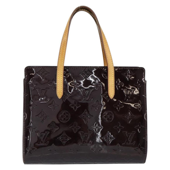 LOUIS VUITTON Monogram Vernis Catalina BB Bag Amarante M90017 LV Auth 154296