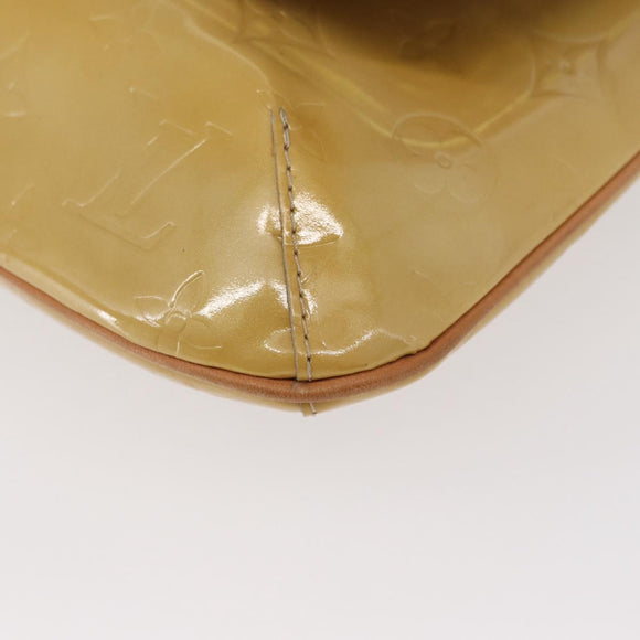 LOUIS VUITTON Monogram Vernis Thompson Street Bag Beige M91301 LV Auth 154298