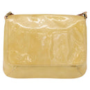 LOUIS VUITTON Monogram Vernis Thompson Street Bag Beige M91301 LV Auth 154298-13