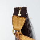 LOUIS VUITTON Vernis Pochette Accessoires Pouch Amarante M91576 LV Auth 154299V-9