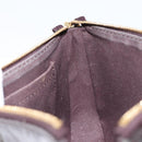 LOUIS VUITTON Vernis Pochette Accessoires Pouch Amarante M91576 LV Auth 154299V-19