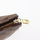 LOUIS VUITTON Damier Ebene Poche Toilette 26 Pouch N47543 LV Auth 154300-8
