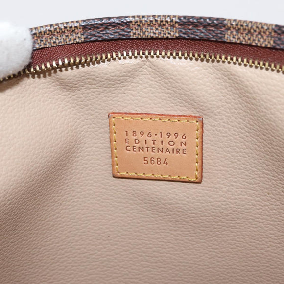 LOUIS VUITTON Damier Ebene Pochette Toilettentasche 26 N47543 LV Auth 154300