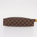 LOUIS VUITTON Damier Ebene Poche Toilette 26 Pouch N47543 LV Auth 154300-6