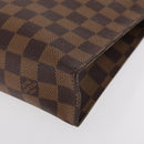 LOUIS VUITTON Damier Ebene Poche Toilette 26 Pouch N47543 LV Auth 154300-14