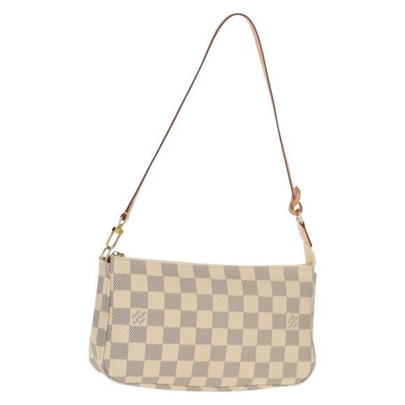 LOUIS VUITTON Damier Azur Pochette Accessoires Pouch N51986 LV Auth 154303M