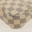 LOUIS VUITTON Damier Azur Pochette Accessoires Pouch N51986 LV Auth 154303M-17