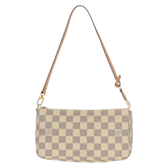 LOUIS VUITTON Damier Azur Pochette Accessoires Pouch N51986 LV Auth 154303M