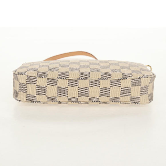 LOUIS VUITTON Damier Azur Pochette Accessoires Pouch N51986 LV Auth 154303M