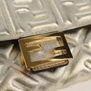 FENDI Zucca Canvas Wallet Leather Gold Tone Auth 154304M-18