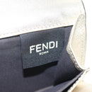 FENDI Zucca Canvas Wallet Leather Gold Tone Auth 154304M-20