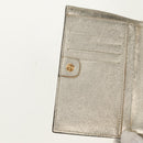 FENDI Zucca Canvas Wallet Leather Gold Tone Auth 154304M-24