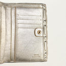 FENDI Zucca Canvas Wallet Leather Gold Tone Auth 154304M-25