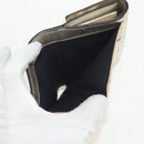 FENDI Zucca Canvas Wallet Leather Gold Tone Auth 154304M-10