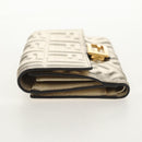 FENDI Zucca Canvas Wallet Leather Gold Tone Auth 154304M-3