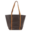 LOUIS VUITTON Monogram Sac Shopping Tote Bag M51108 LV Auth 154310-2