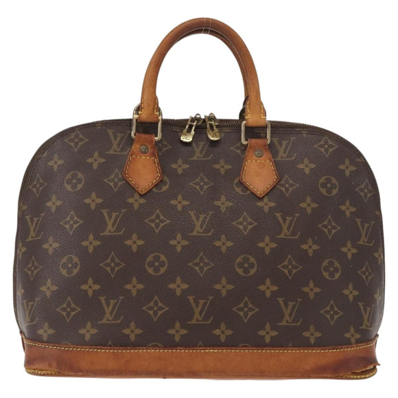 LOUIS VUITTON Monogram Alma Hand Bag M51130 LV Auth 154312