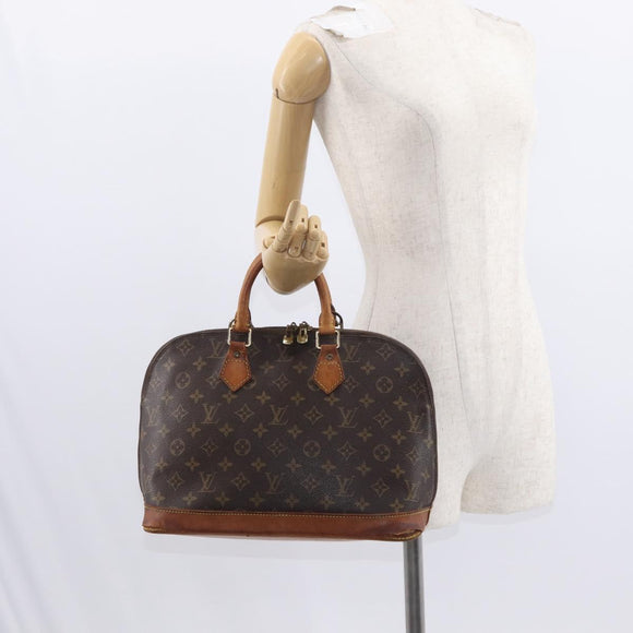 LOUIS VUITTON Monogram Alma Hand Bag M51130 LV Auth 154312