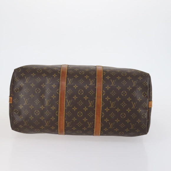 LOUIS VUITTON Monogram Keepall Bandouliere 50 Boston Bag M41416 LV Auth 154314