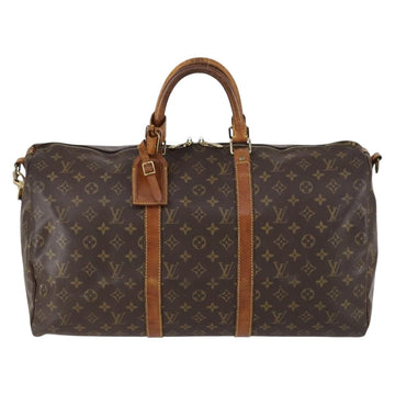 LOUIS VUITTON Monogram Keepall Bandouliere 50 Boston Bag M41416 LV Auth 154314 - 0