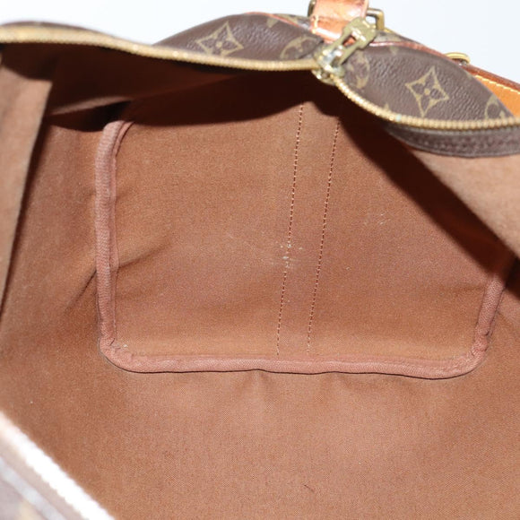 LOUIS VUITTON Monogram Keepall Bandouliere 50 Boston Bag M41416 LV Auth 154314