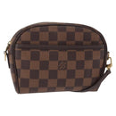 LOUIS VUITTON Damier Ebene Pochette Ipanema Shoulder Bag N51296 LV Auth 154318-1