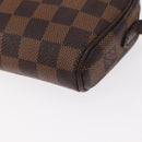 LOUIS VUITTON Damier Ebene Pochette Ipanema Shoulder Bag N51296 LV Auth 154318-16
