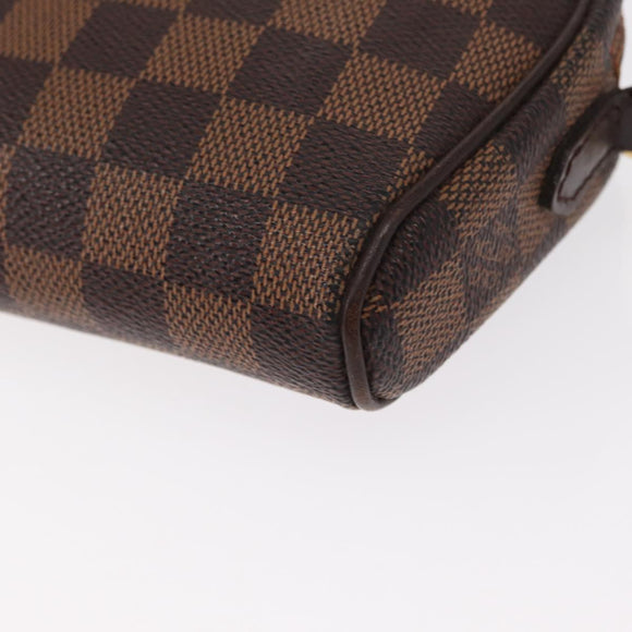 LOUIS VUITTON Damier Ebene Pochette Ipanema Shoulder Bag N51296 LV Auth 154318