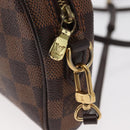 LOUIS VUITTON Damier Ebene Pochette Ipanema Shoulder Bag N51296 LV Auth 154318-9