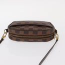 LOUIS VUITTON Damier Ebene Pochette Ipanema Shoulder Bag N51296 LV Auth 154318-6