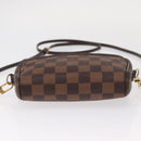 LOUIS VUITTON Damier Ebene Pochette Ipanema Shoulder Bag N51296 LV Auth 154318-5